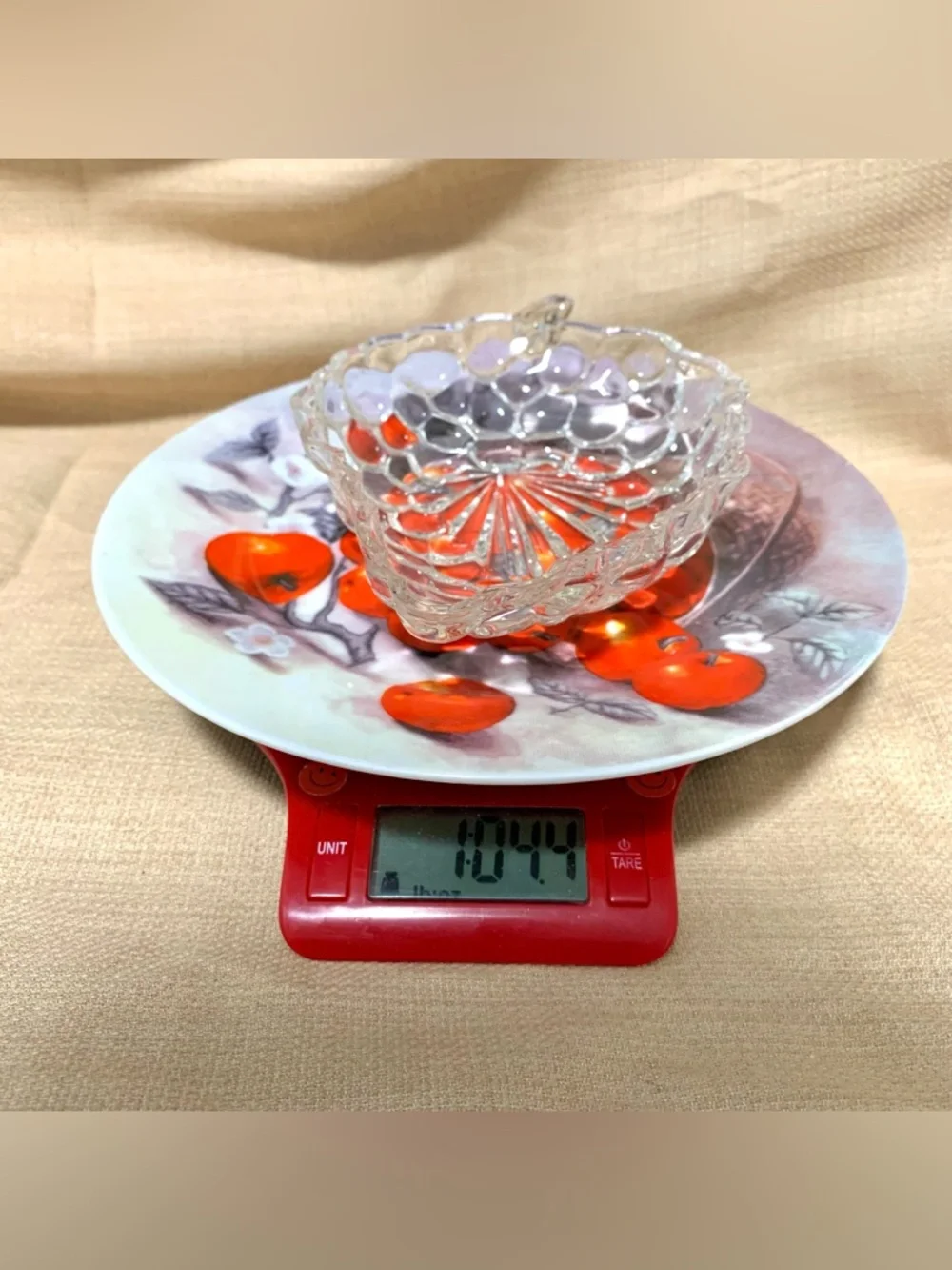 🔍 Anchor Hocking Grape Relish Dish & Decorative Apple Plate (2-Piece Bundle)